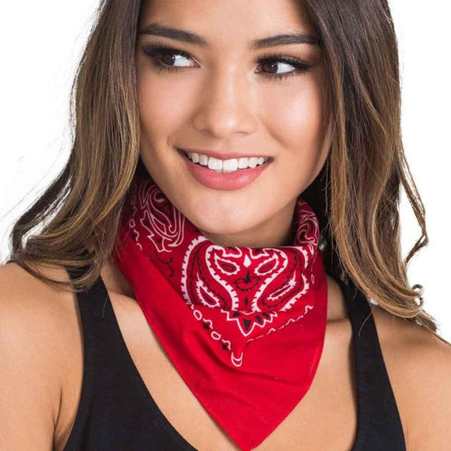 Brand New Women hair accessories 2017 Fashion Bandana Scarf Square Head Female Bandanas Headwear Headbands Women 58*58cm