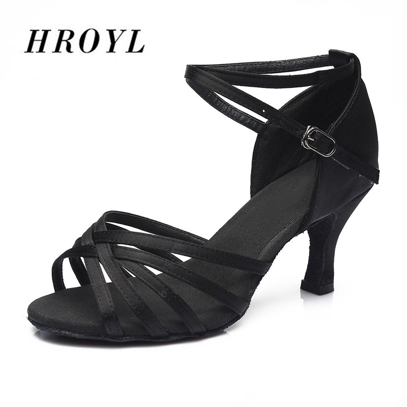 Hot selling Women Professional Dancing Shoes Ballroom Dance Shoes Ladies Latin Dance Shoes heeled 5CM/7CM