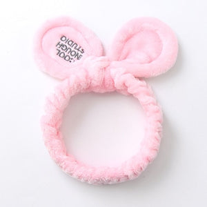 New Fashion Women Cute Big Ears Comfortable Wash Face Bathe Hair Holder Elastic Headband Girls Hairbands Hair Accessories