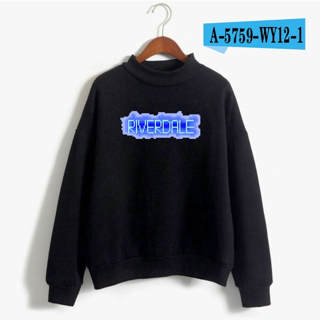 BTS Riverdale Pink Women and men Hoodies Sweatshirts Fashion Hooded Mulheres Long Sleeve Korean Sweatshirt Casual Clothing XXS