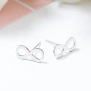 Silver Stainless Steel Animal Heart Leaf Cat Flower Star Stud Earrings for Women Girls Minimalist Jewelry Accessories Gifts