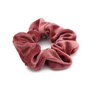 1PC Women Elegant Velvet Solid Elastic Hair Bands Ponytail Holder Scrunchies Tie Hair Rubber Band Headband Lady Hair Accessories