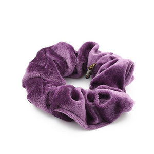 1PC Women Elegant Velvet Solid Elastic Hair Bands Ponytail Holder Scrunchies Tie Hair Rubber Band Headband Lady Hair Accessories