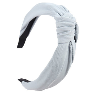 Solid Soft Knotted Flamingo Headband Hairband For Women Lady Bow Hair Hoop Hair Accessories Headwear