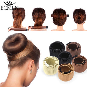 Hair Accessories Synthetic Wig Donuts Bud Head Band Ball French Twist Magic DIY Tool Bun Maker Sweet French Dish Made Hair Band