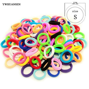 YWHUANSEN 20pcs/lot Small Scrunchy Mini Elastic Hair Band Ties Women and Little Girls Hair Accessories Headdress Rubber Bands