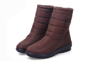 SHIDIWEI Snow Boots 2018 Brand Women Winter Boots Mother Shoes Antiskid Waterproof Flexible Women Fashion Casual Boots Plus Size