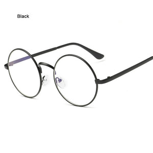 Round Glasses Transparent for Computer Lenses Metal Frame Eyeglasses Women Men Anti Blue Ray Oculos De Grau Spectacles