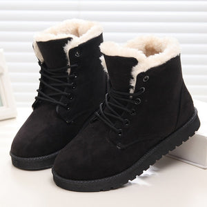 Women Boots Winter Super Warm Snow Boots Women Suede Ankle Boots For Female Winter Shoes Botas Mujer Plush Booties Shoes Woman