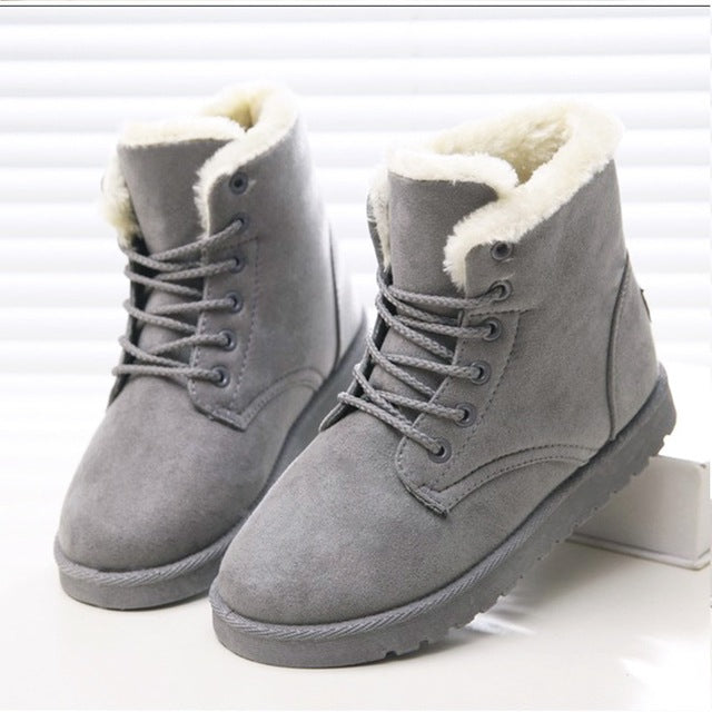 Women Boots Winter Super Warm Snow Boots Women Suede Ankle Boots For Female Winter Shoes Botas Mujer Plush Booties Shoes Woman