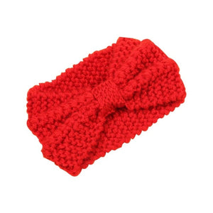 Solid Wide Knitting Woolen Headband Winter Warm Ear Crochet Turban Hair Accessories For Women Girl Hair Band Headwraps