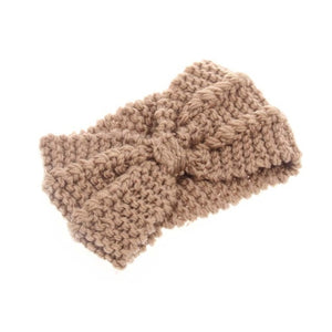 Solid Wide Knitting Woolen Headband Winter Warm Ear Crochet Turban Hair Accessories For Women Girl Hair Band Headwraps