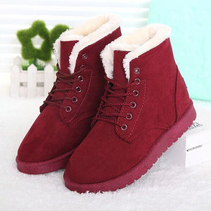 Women Boots Winter Super Warm Snow Boots Women Suede Ankle Boots For Female Winter Shoes Botas Mujer Plush Booties Shoes Woman