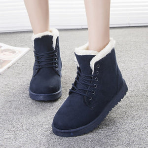 Women Boots Winter Super Warm Snow Boots Women Suede Ankle Boots For Female Winter Shoes Botas Mujer Plush Booties Shoes Woman