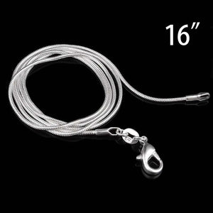 925 sterling silver Snake Chain Plated Necklace Statement Jewelry Women sterling silver jewelry chokers fashion accessories