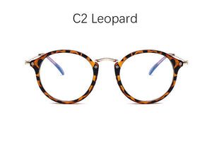 blue light glasses frame computer glasses spectacles round transparent female women's eyeglasses frame 2018 Optical frames clear