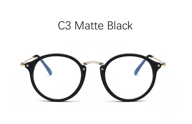 blue light glasses frame computer glasses spectacles round transparent female women's eyeglasses frame 2018 Optical frames clear