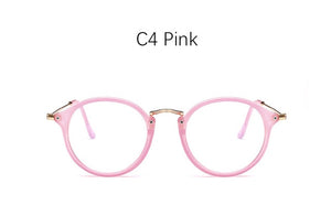 blue light glasses frame computer glasses spectacles round transparent female women's eyeglasses frame 2018 Optical frames clear