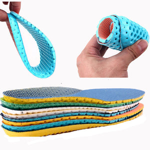 1 Pair Stretch Breathable Deodorant Shoe Running Cushion Insoles Pad Sport Shoe Insert